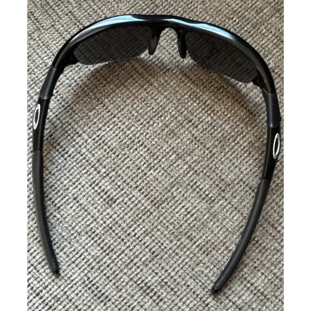 Oakley Half Jacket 1.0 XLJ Plutonite Sunglasses Jet Black 03-650